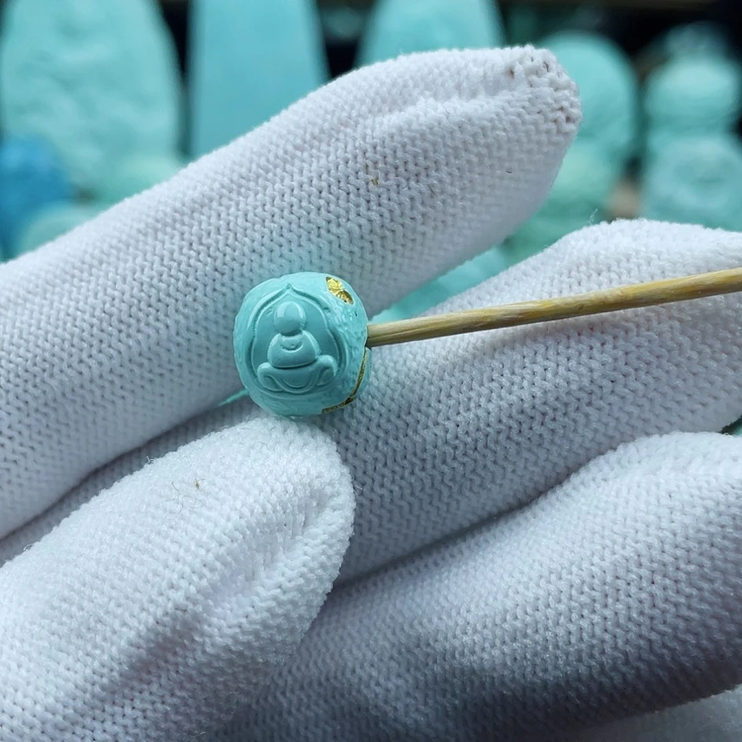 绿松石珠宝奇石未镶嵌配饰卡11