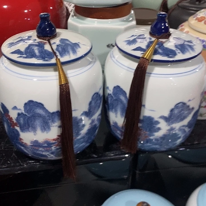 瓷片司宴陶瓷精选高端陶瓷茶叶罐