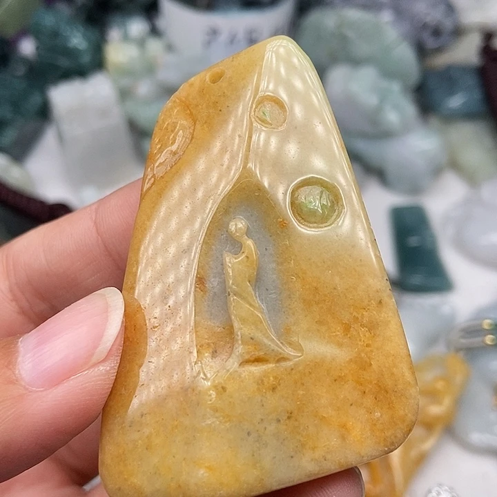 颈饰未镶嵌翡翠翡翠