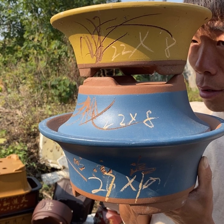 紫砂花盆紫砂特价包邮送