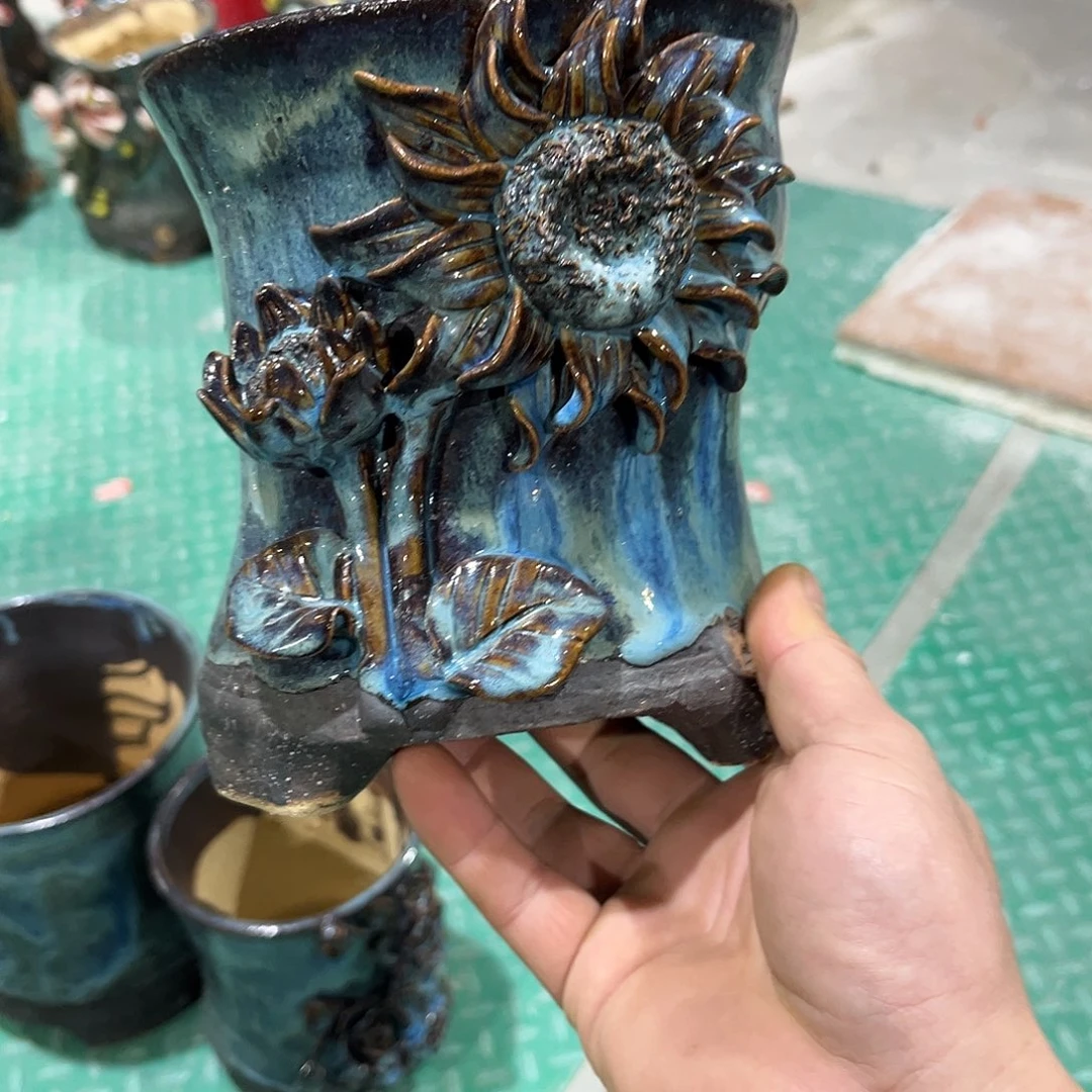 2 号陶然花器多肉植物手工花盆