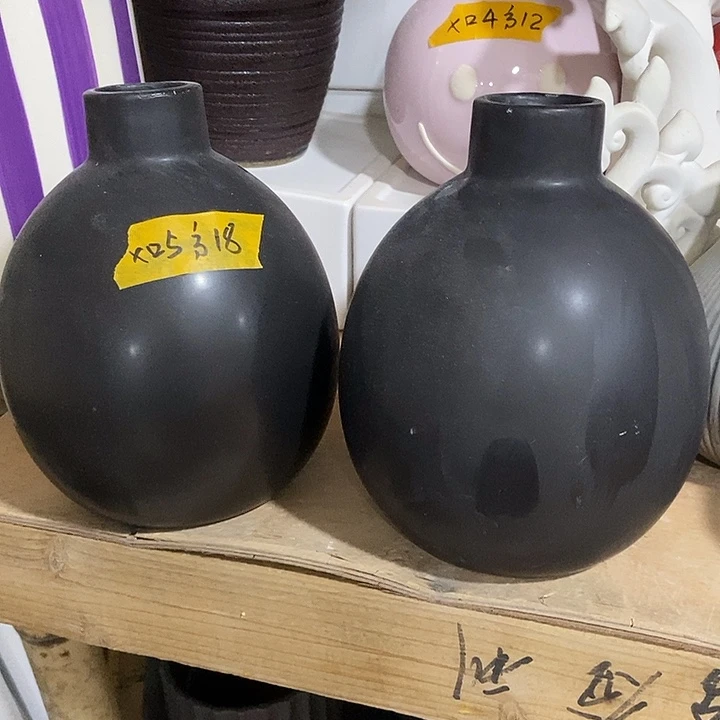 摆件水培陶盆无孔 微瑕介意勿拍