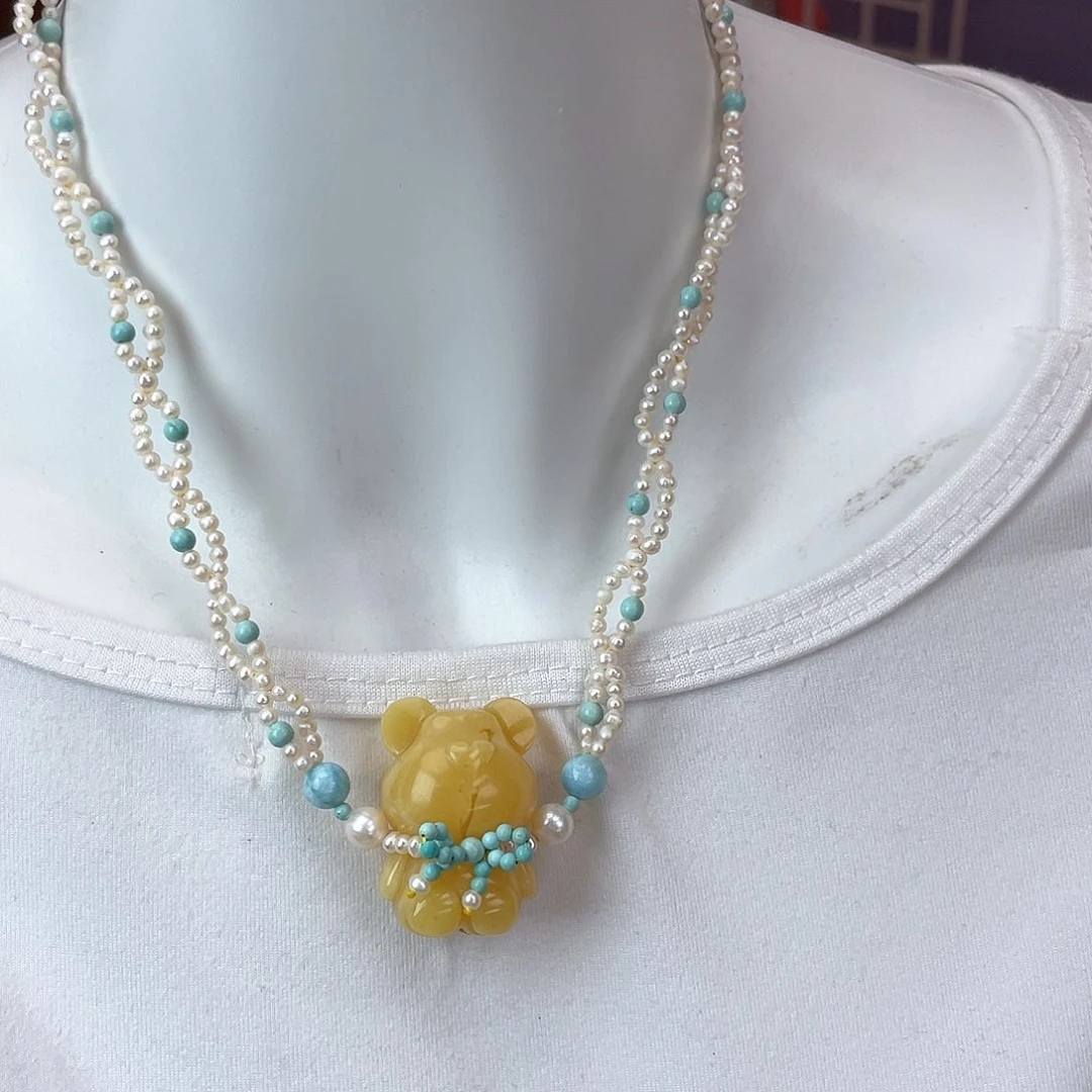 琥珀裸石未镶嵌蜜蜡