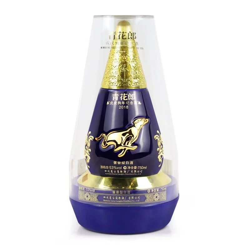 郎酒青花郎狗年生肖纪念酒(750ml装）酱香型白酒礼盒