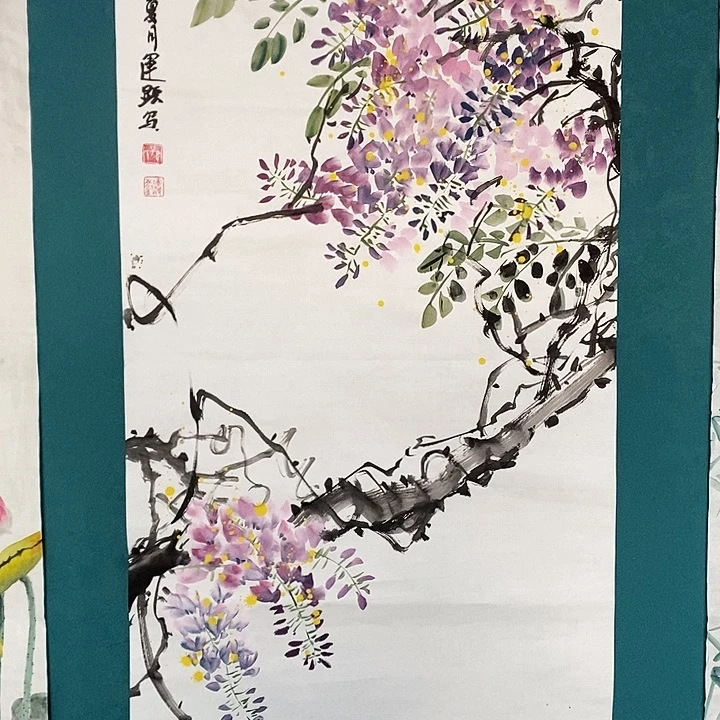 国画孙运显老师三尺手绘作品