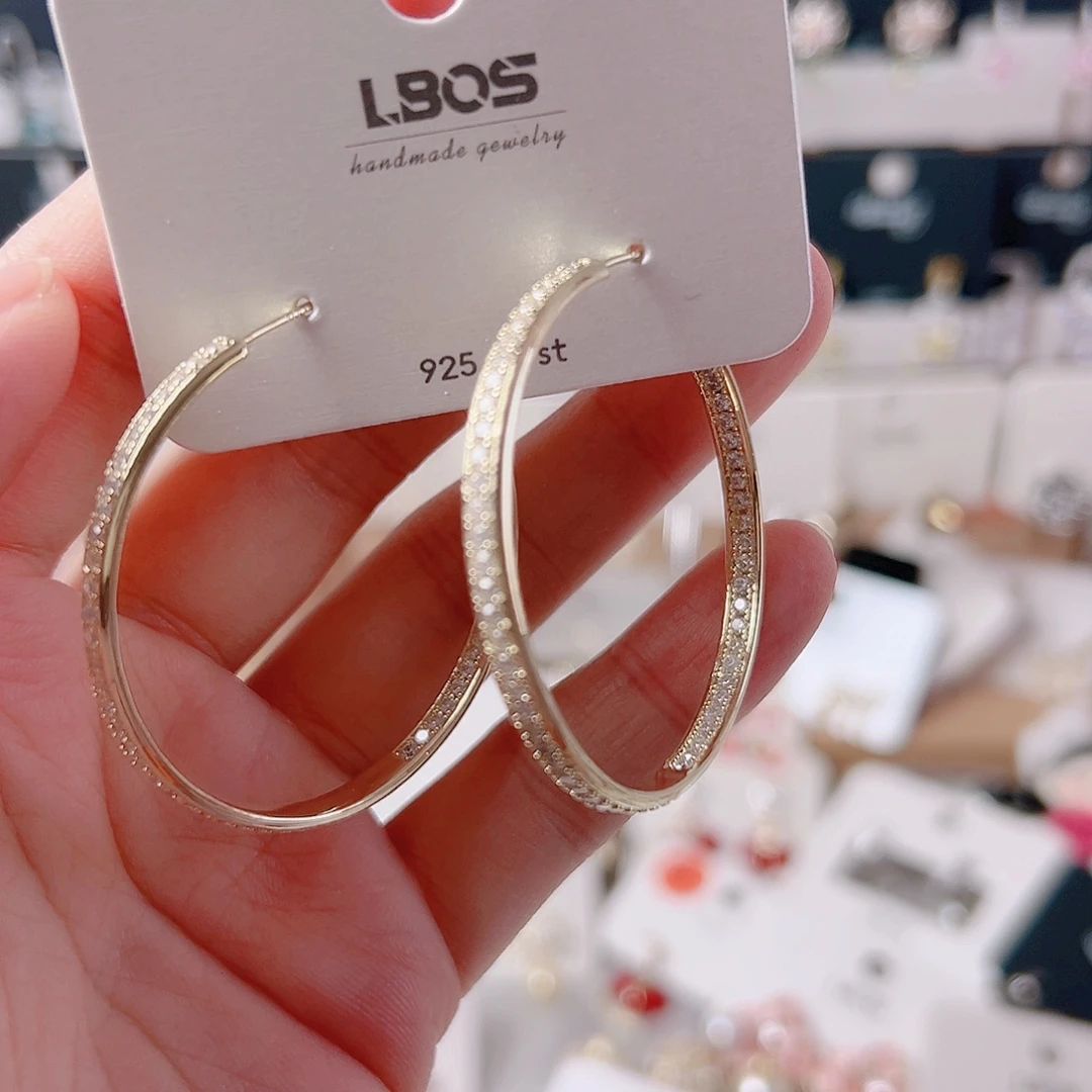 琉璃纯铜合金耳环的