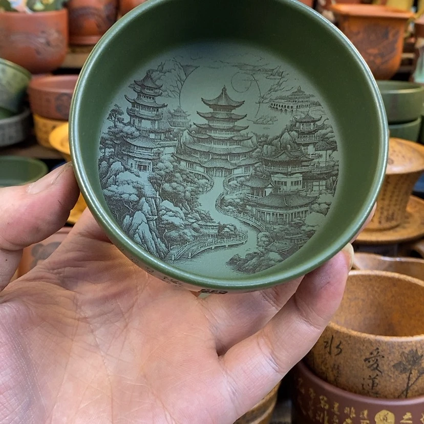 【闪购商品】紫砂杯子宜兴全手工紫砂杯