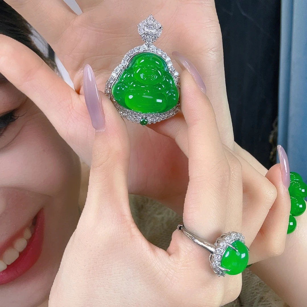 玛瑙/玉髓戒指未镶嵌美****?
