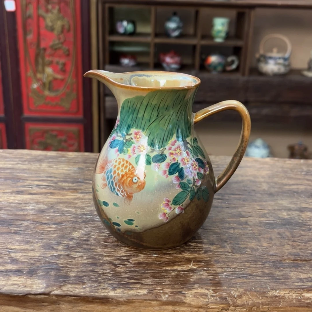 柴烧手工手绘陶瓷