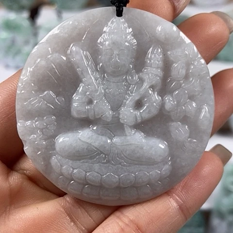 翡翠颈饰未镶嵌虚空福利翡翠