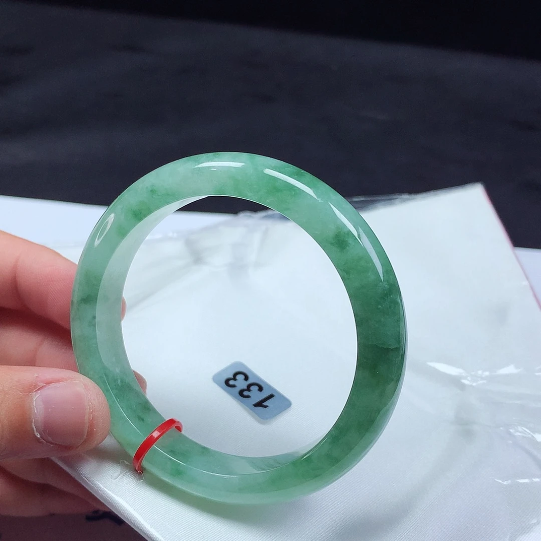 翡翠手镯未镶嵌54正圈