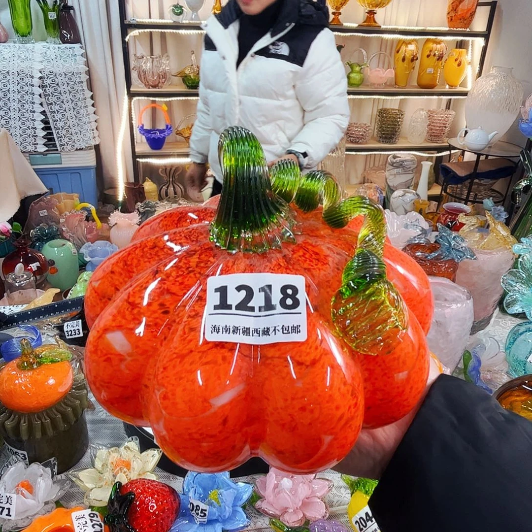 1218家悦美居琉璃摆件不完美
