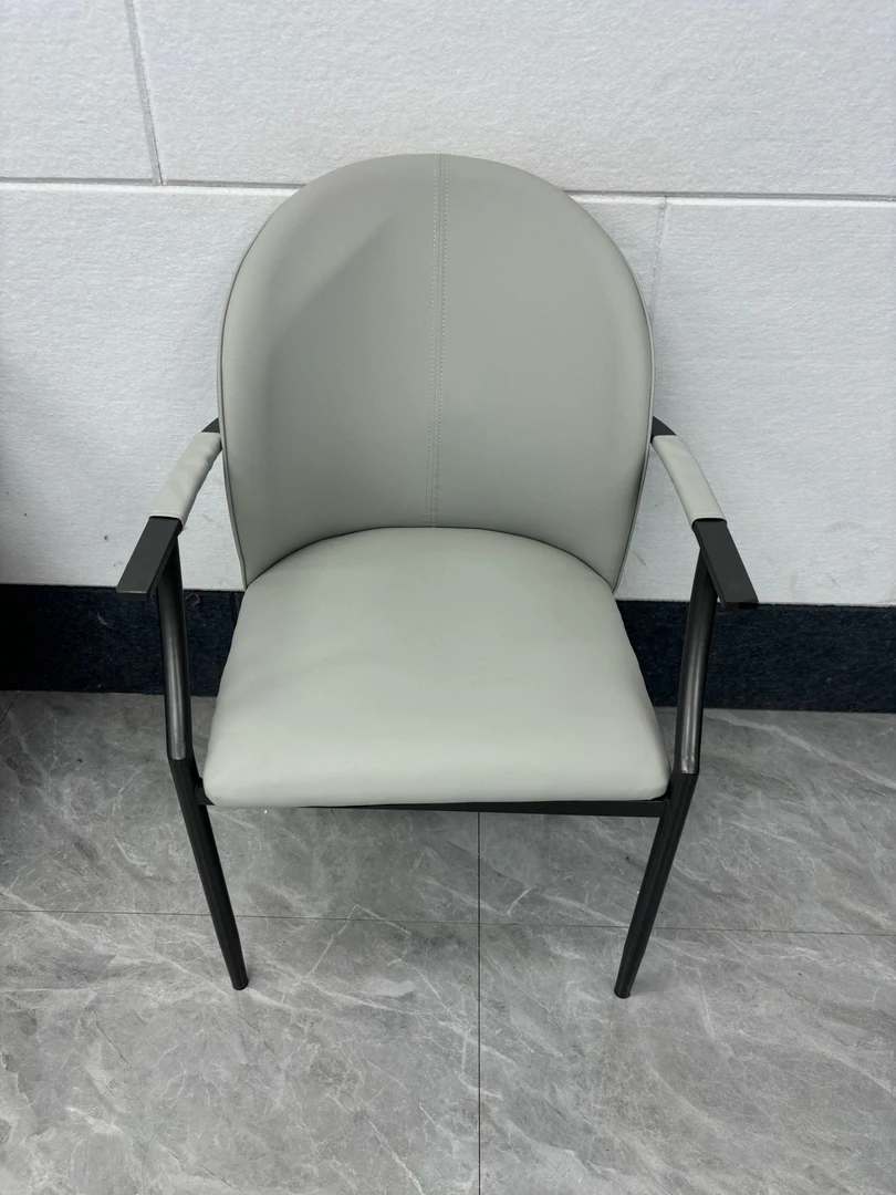 （先咨询 再下单 ）意式轻奢 餐椅茶桌椅 现代简约 家用金属框架椅