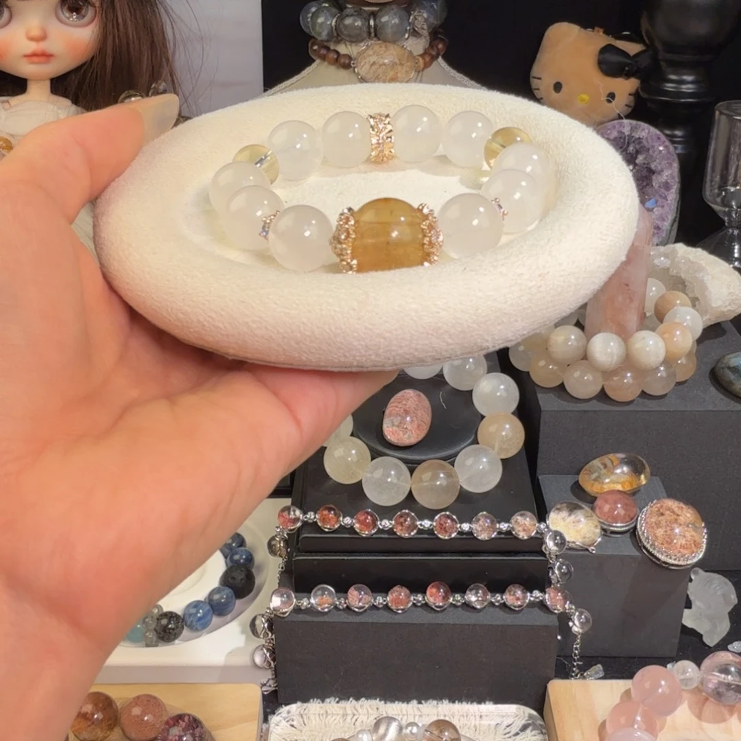 觅格晶石一天然串串