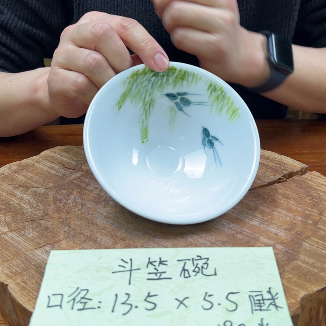 瓷片景德镇瓷器手工手绘制作