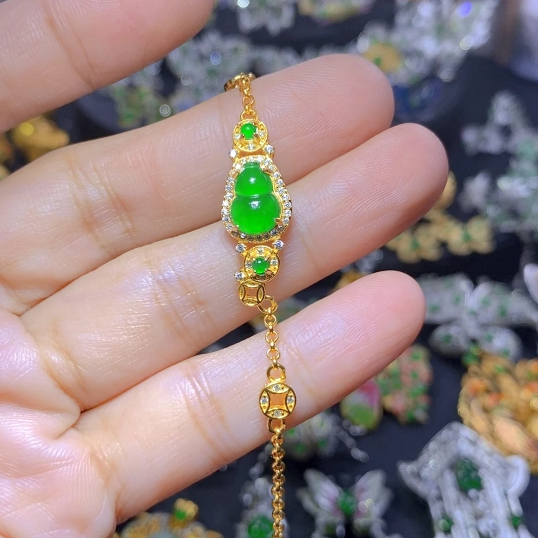 翡翠合金套链天然资源
