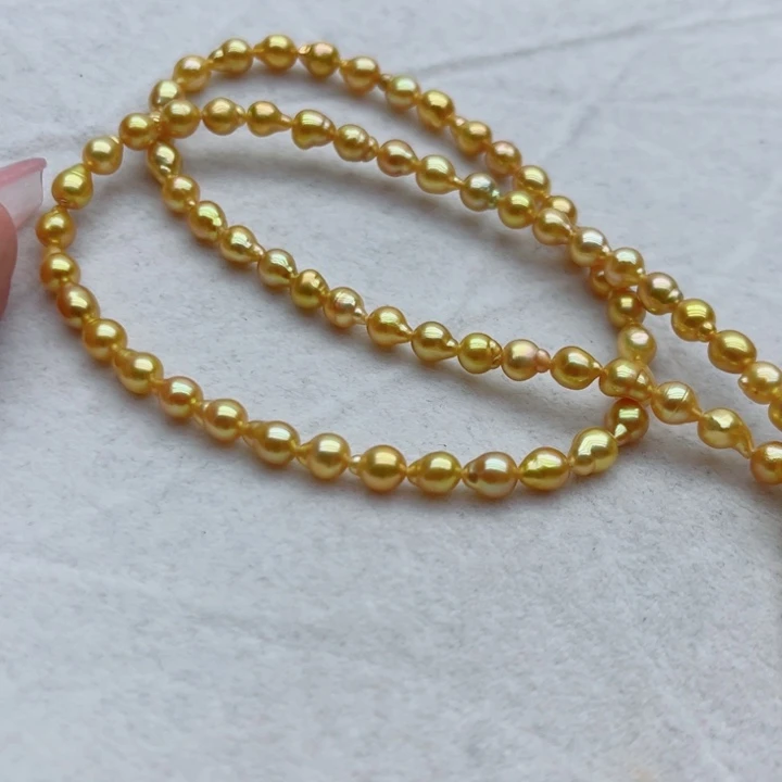 淡水珍珠银S925镶嵌颈饰