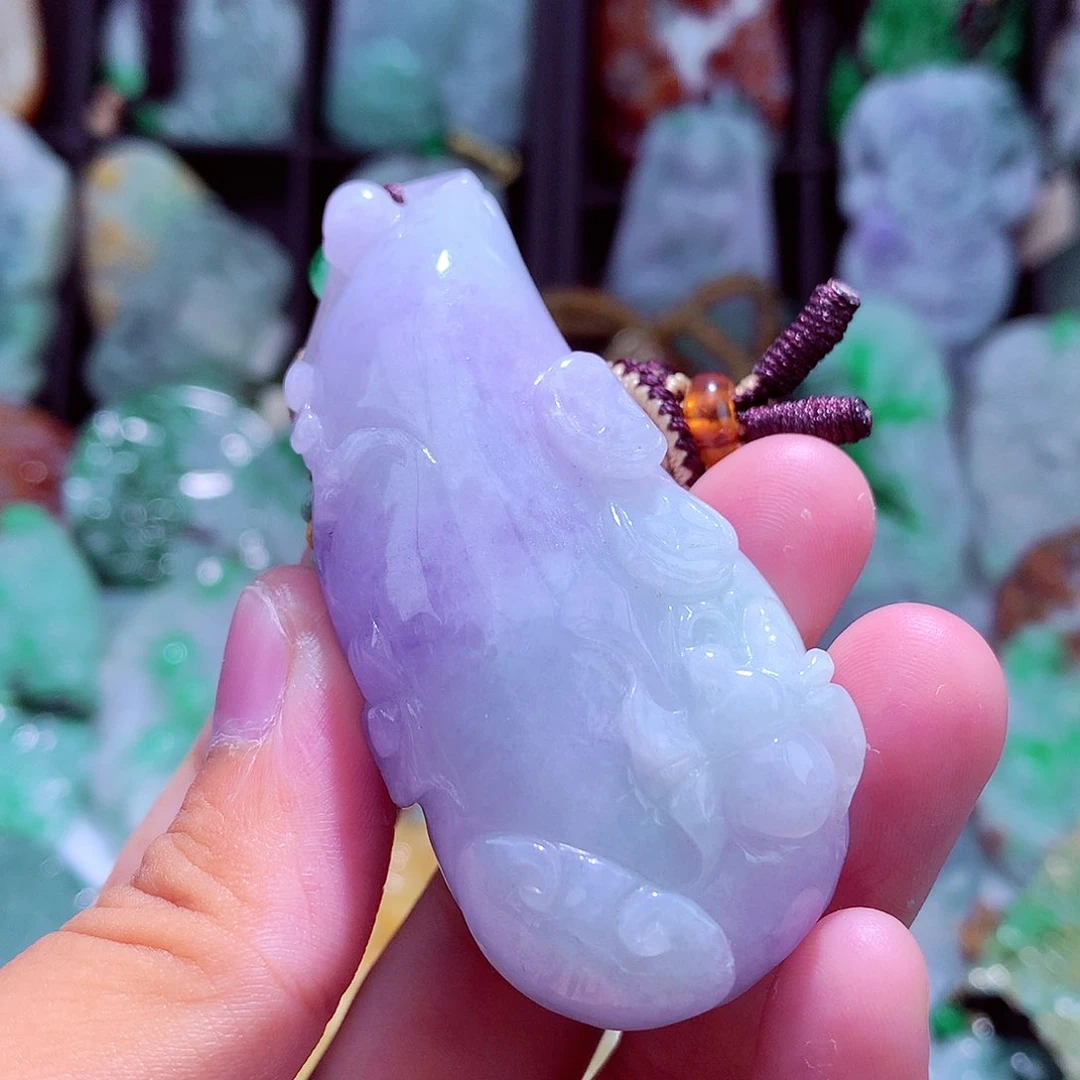 颈饰未镶嵌翡翠天然