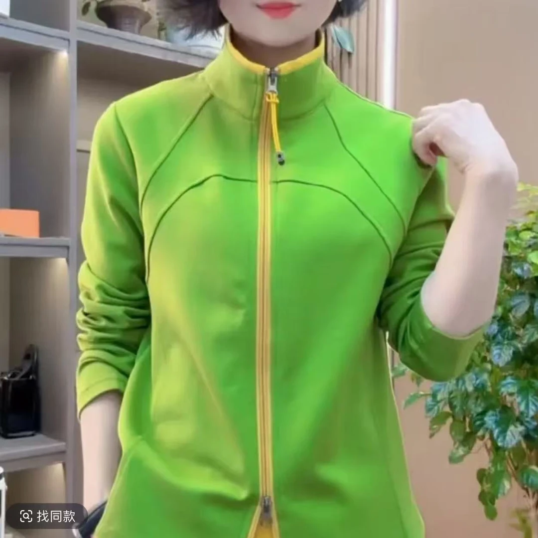 2025春季新款时尚百搭显瘦运动开衫上衣03