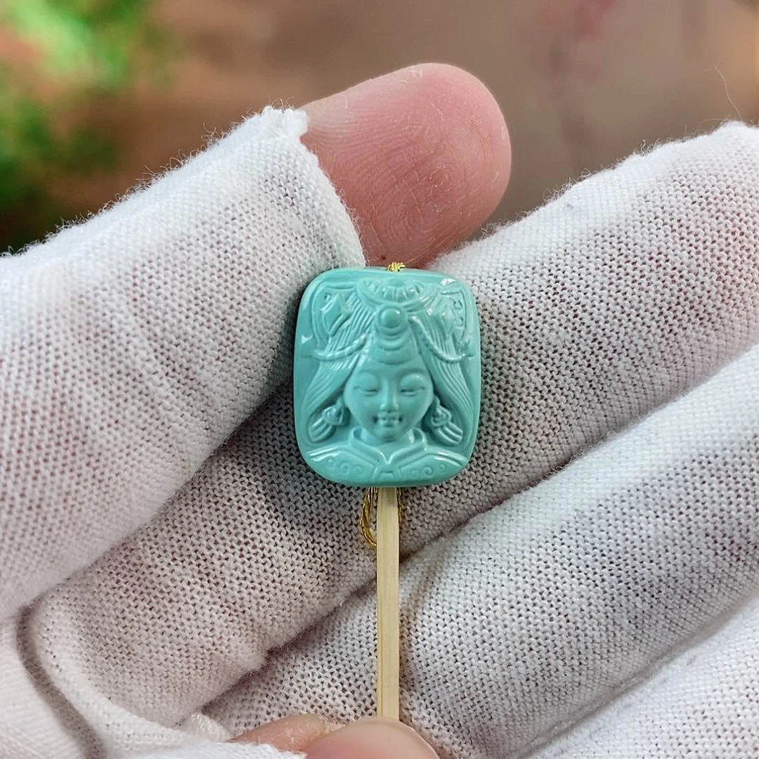 绿松石珠宝奇石未镶嵌