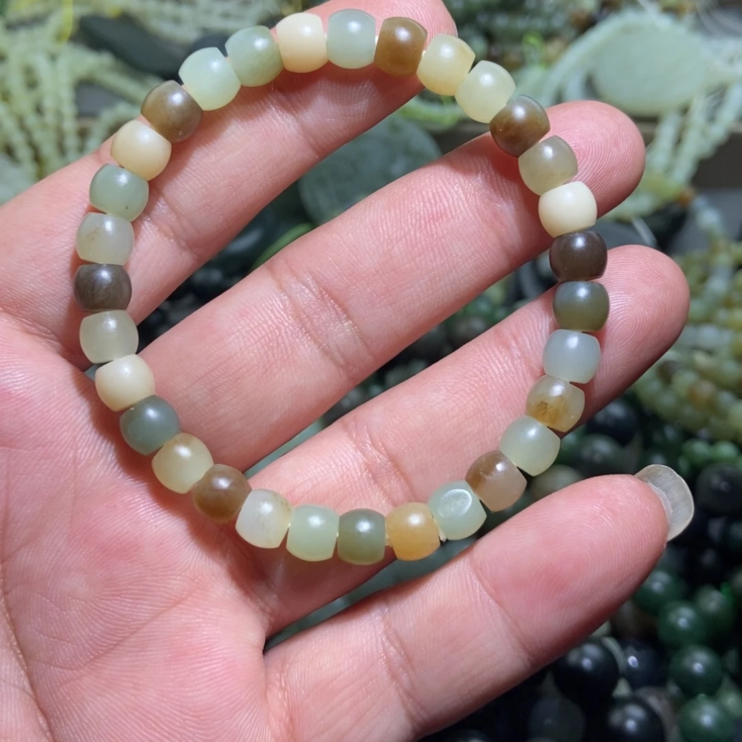 和田玉（糖玉）未镶嵌手链