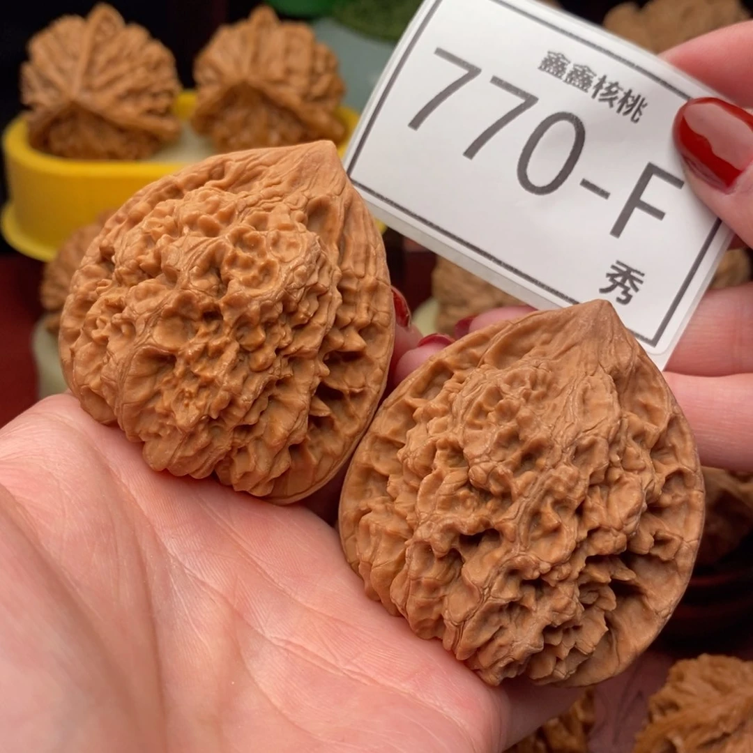 文玩核桃把件官帽48