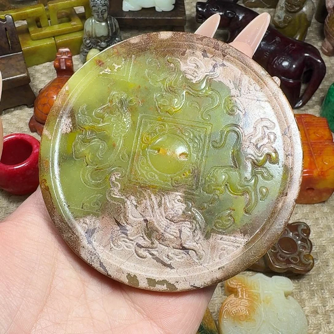 白玉菩提吊坠挂件