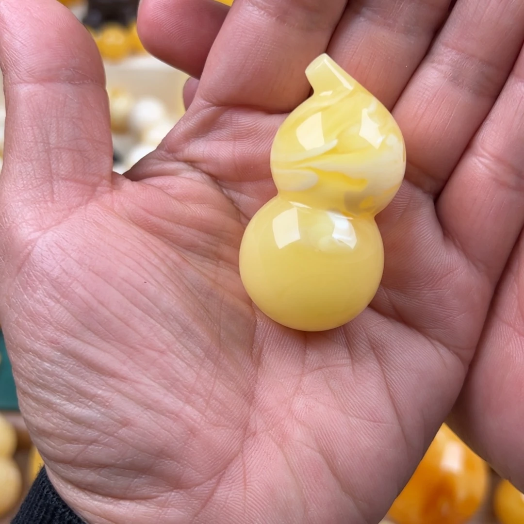 蜜蜡未镶嵌颈饰纯天然琥珀蜜蜡无优化