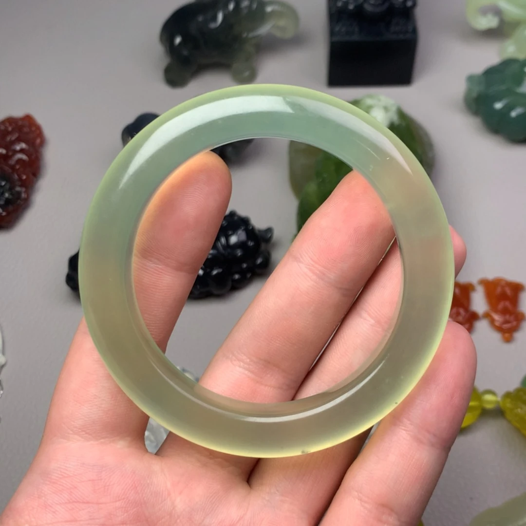 【闪购商品】合金蛇纹石玉岫玉59园***饼