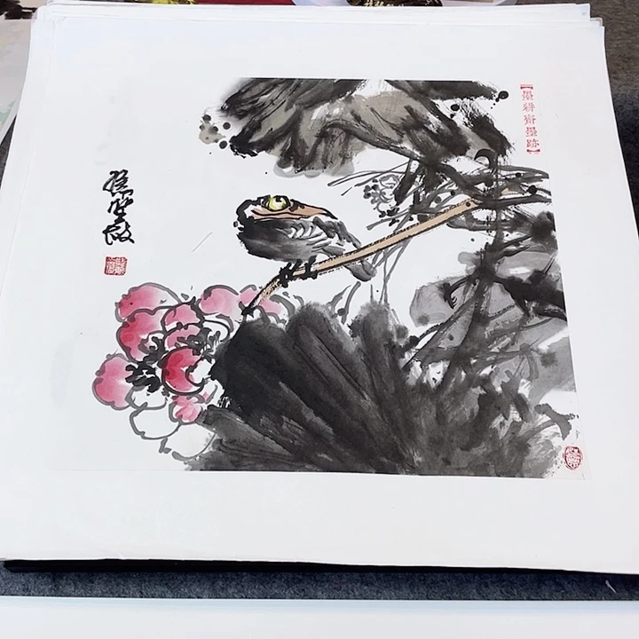 国画张圣敏先生纯手绘作品
