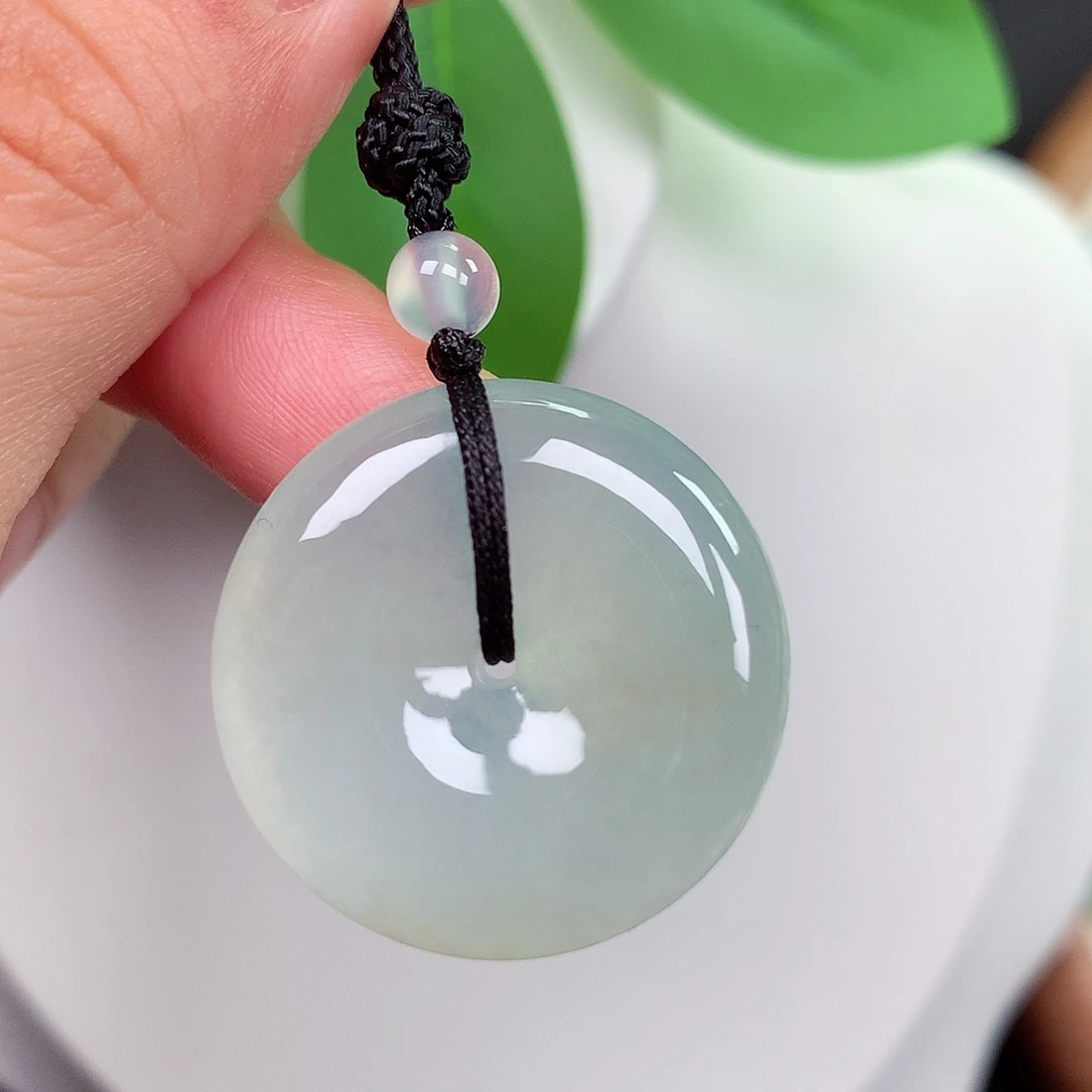 颈饰未镶嵌翡翠平安扣 27x6.1mm