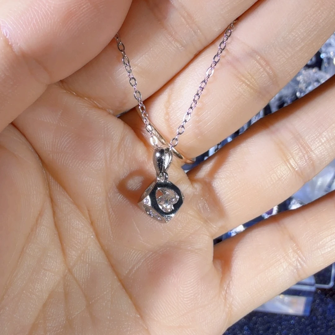 颈饰银S925镶嵌水晶