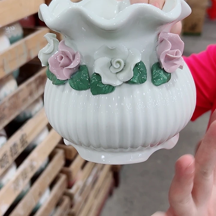 有孔.凑满10元发货多肉陶瓷花盆！