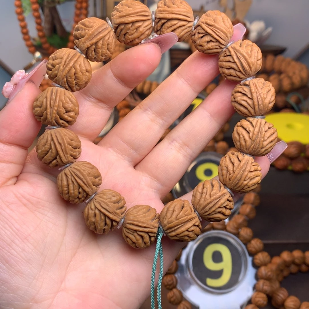 桃核手串刺龙18尺寸