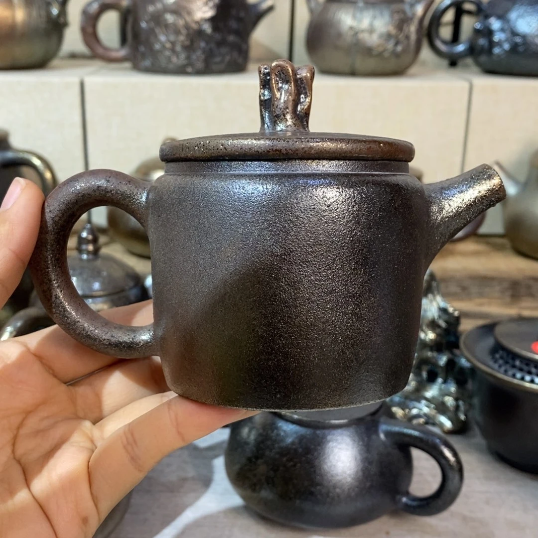 其***星云南建水紫陶柴烧微瑕特价壶