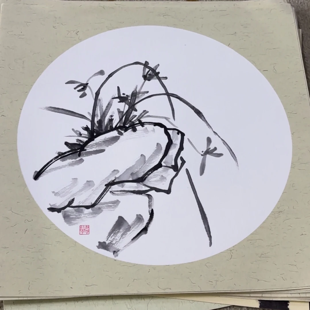 国画33-33卡纸作品艺