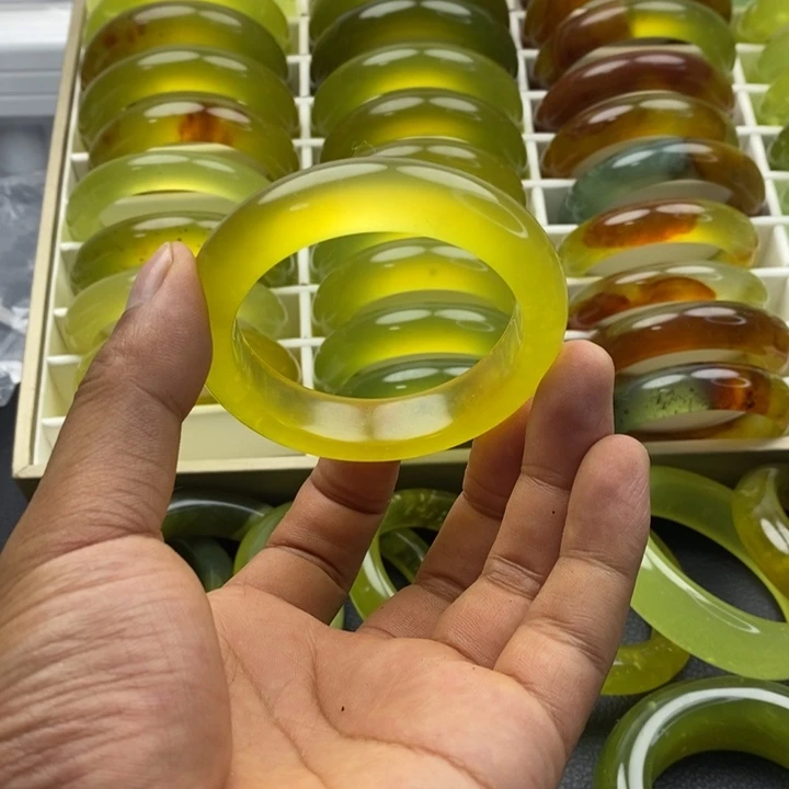 合金蛇纹石玉手镯55