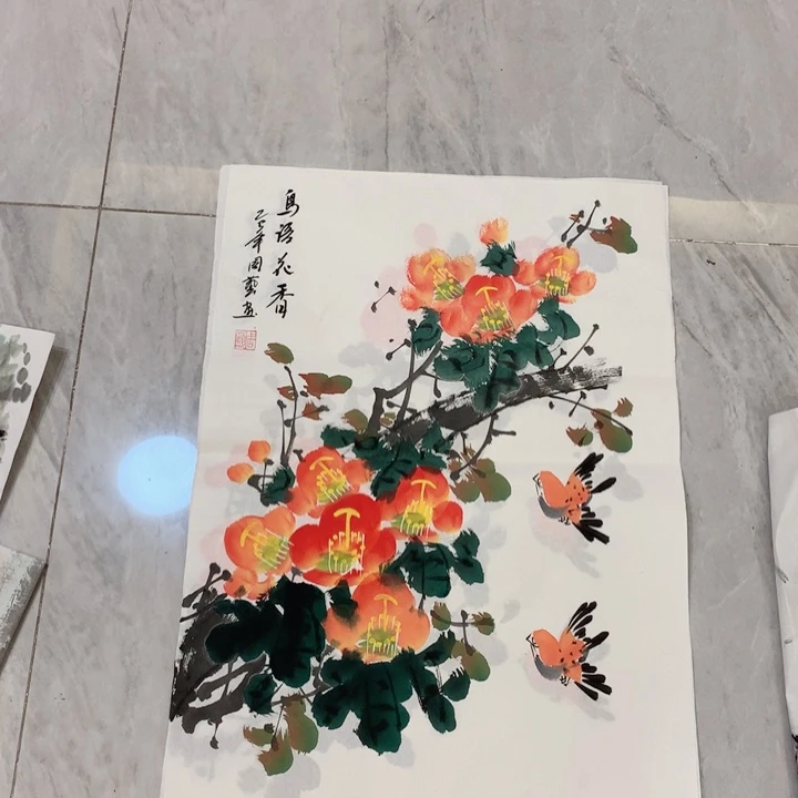 纸本国画艺术作品欣赏