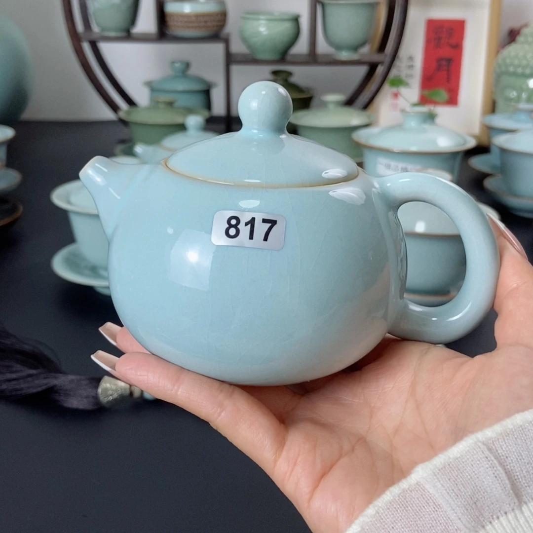天青西施壶微瑕817号