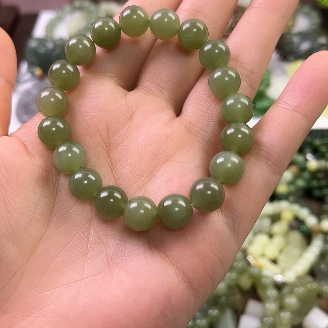 用***7手串未镶嵌和田玉