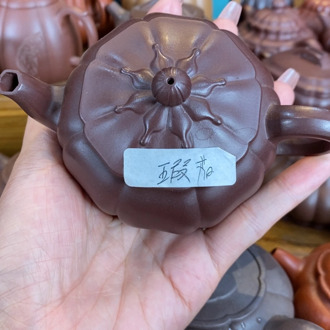 茶壶紫砂原矿泥料手工壶直播间