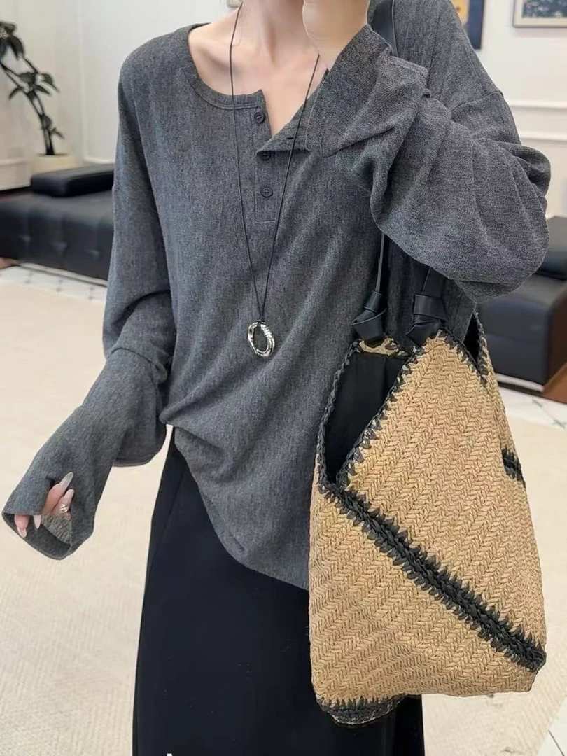 DALIANSU/大脸酥-4579  夏季设计感长袖防晒上衣