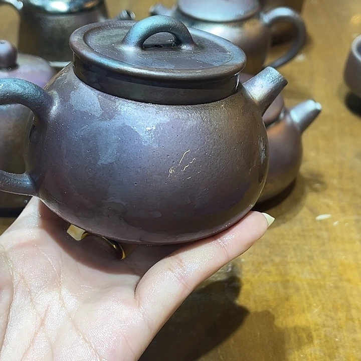 Y***.杯紫泥柴烧茶壶茶壶茶壶