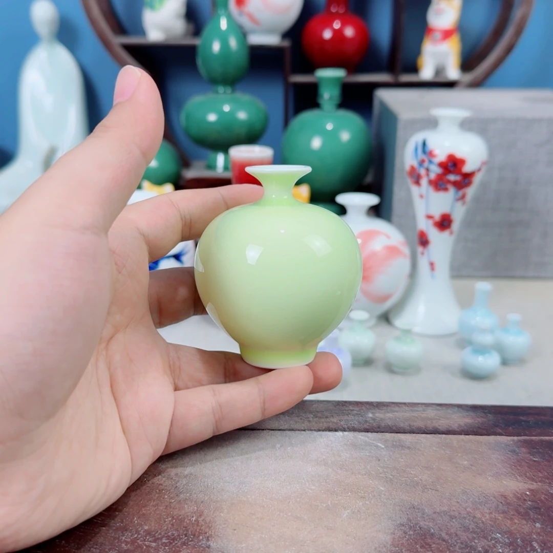 陶瓷手工小花器摆件