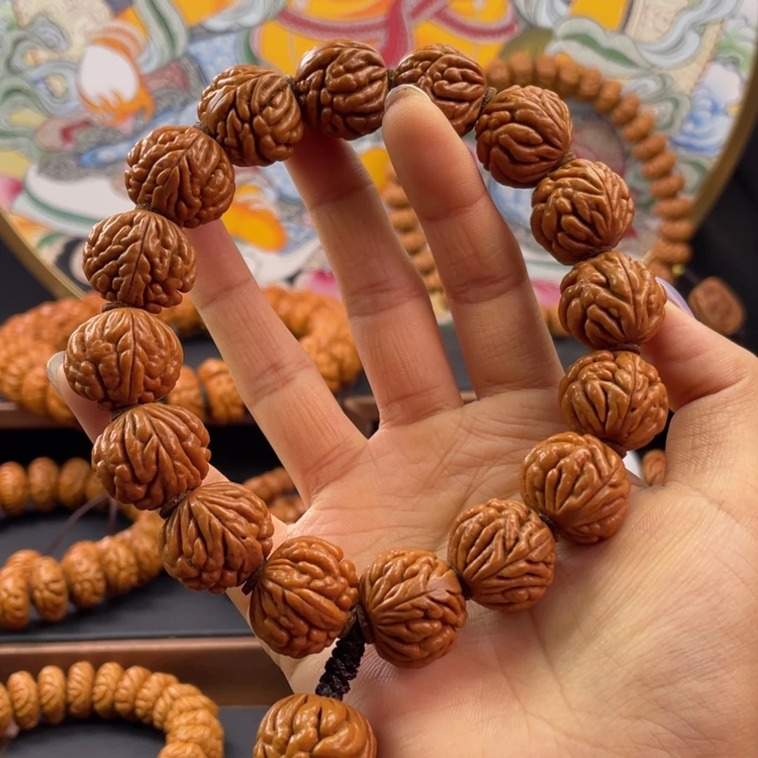 桃核手串20尺寸豹子头