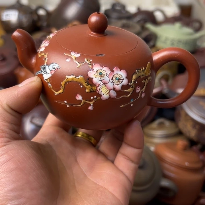 紫砂茶壶紫砂壶微瑕盖子磕碰