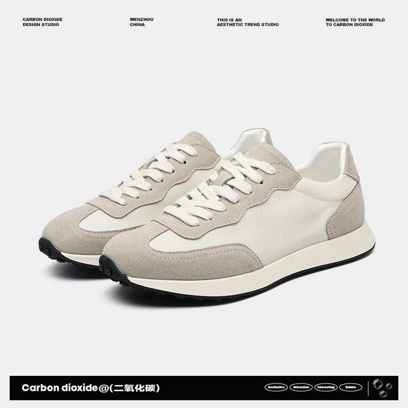 男鞋2025夏季新款潮流软底轻便透气跑步鞋男士百搭运动休闲阿甘鞋