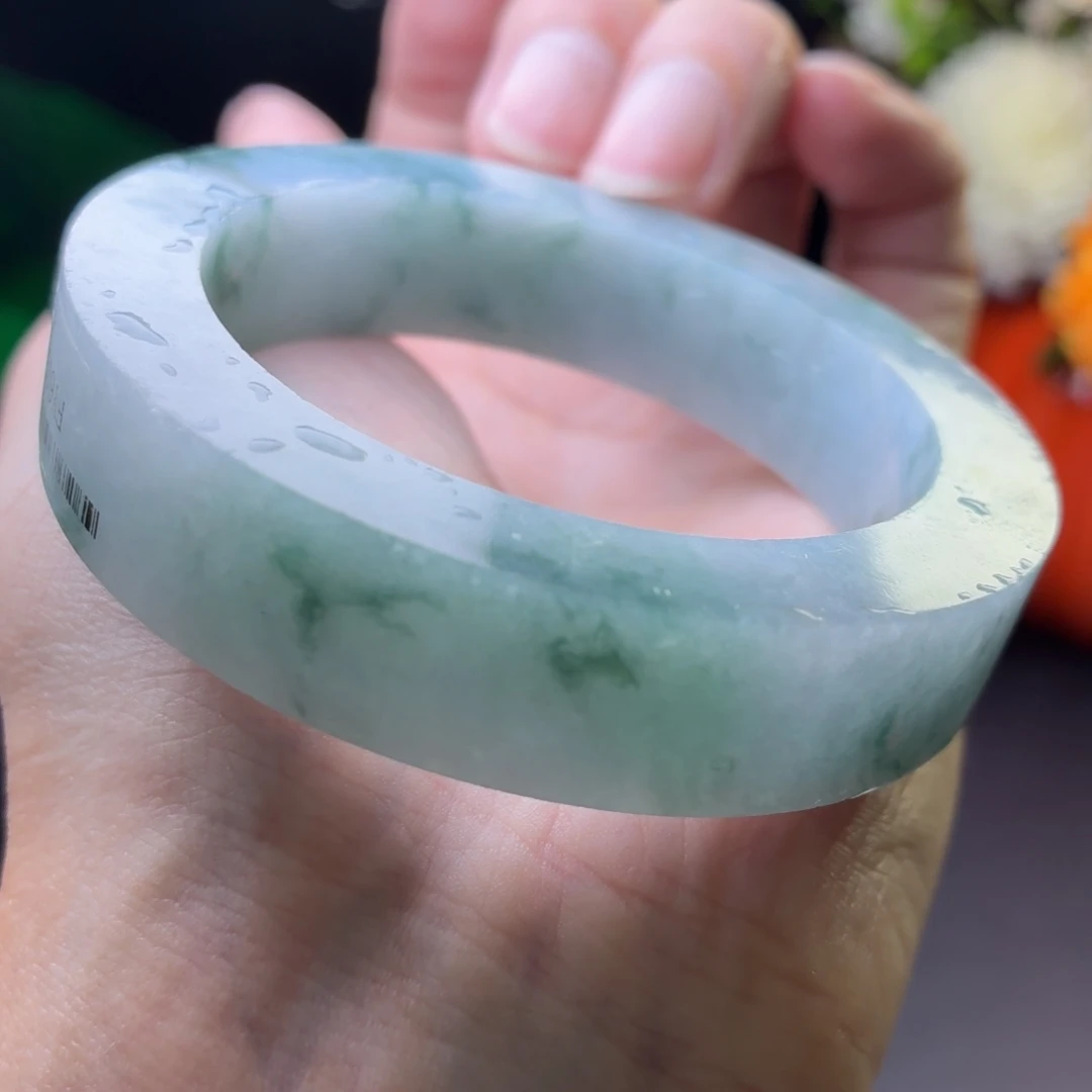 定制翡翠未镶嵌推荐冰胶飘花