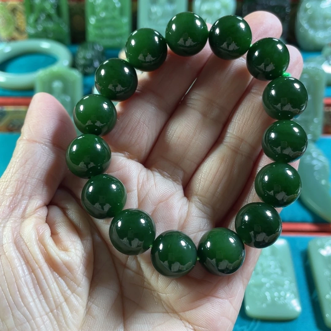 和田玉未镶嵌手串