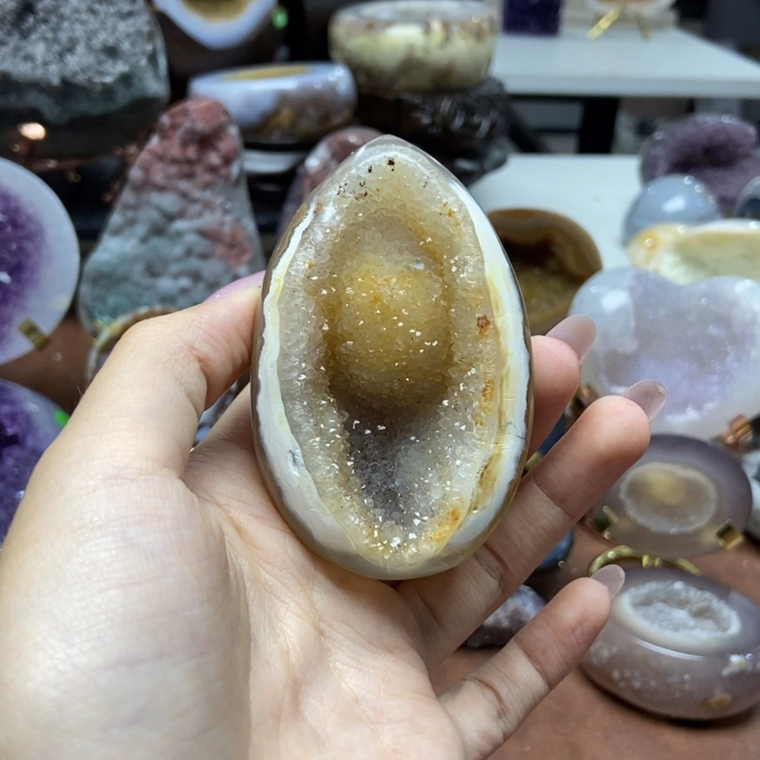 紫晶摆件未镶嵌水晶